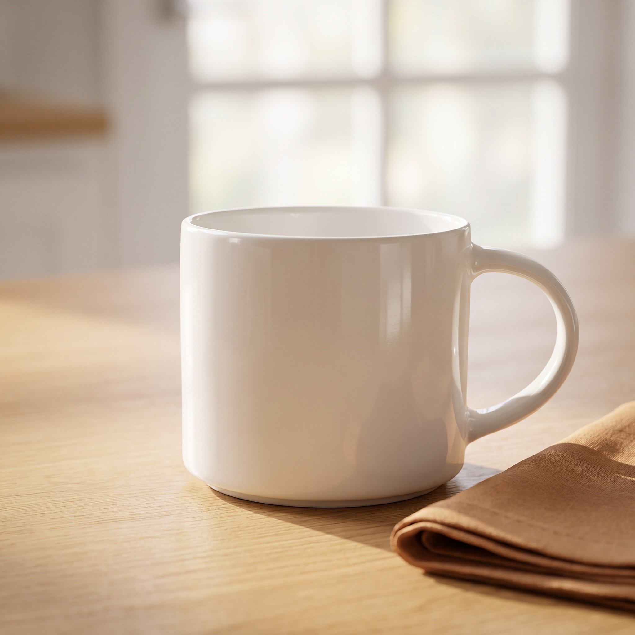 Sublimation Mug White - كوب قهوة سيراميك أبيض سعة 15